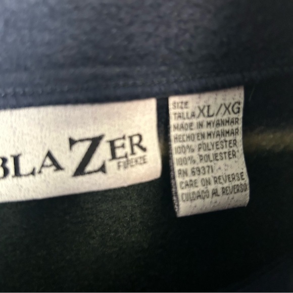 Vintage Preppy Blazer Firenze 1/4 zip colorful pullover men's size XL retro - Picture 3 of 8